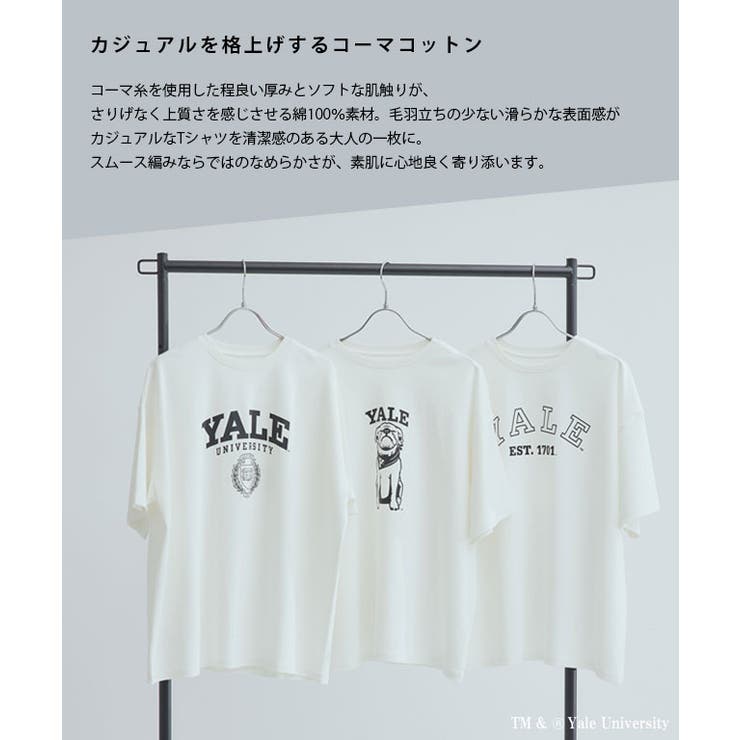 [RASW]別注YALEロゴオーバーTシャツ