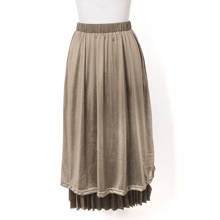 フェイクスエードプリーツスカート プリーツスカート ロングスカート | Pierrot | 詳細画像10 