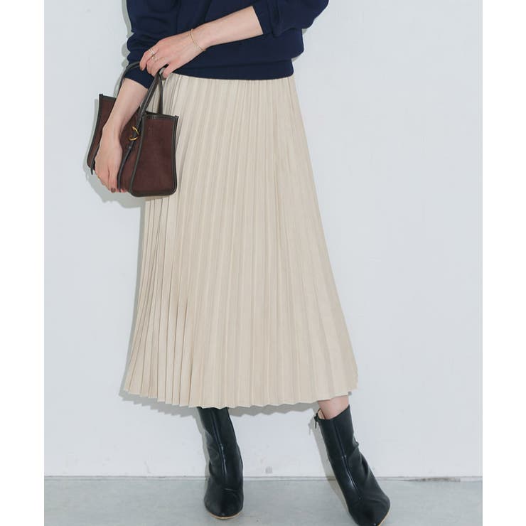 フェイクスエードプリーツスカート プリーツスカート ロングスカート | Pierrot | 詳細画像16 