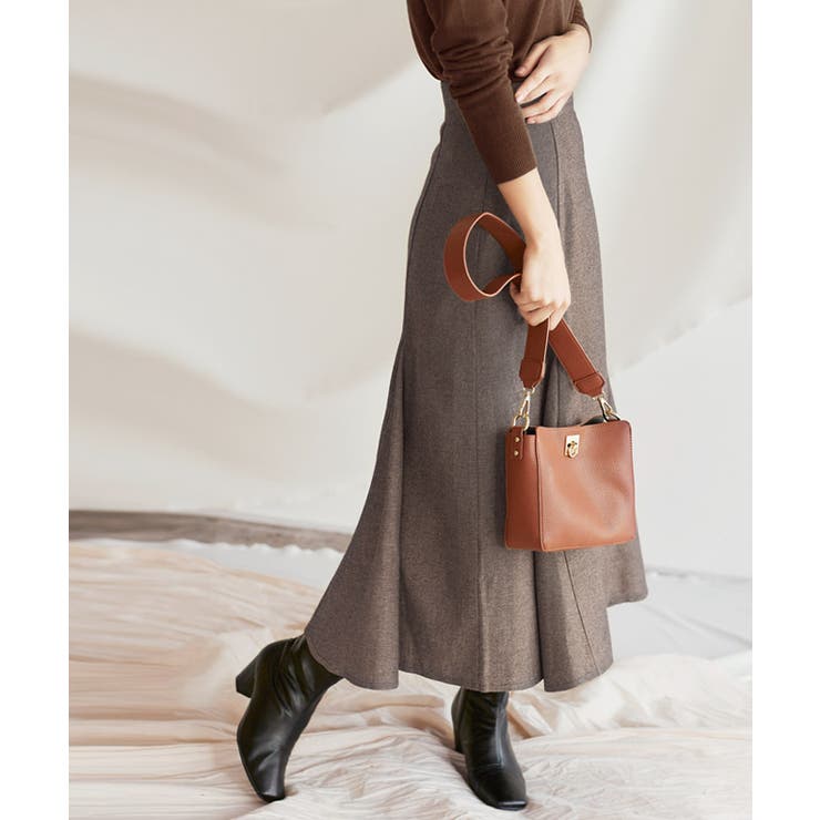 ヘリンボーン風マーメイドスカート ロングスカート フレアスカート マーメイド | Pierrot | 詳細画像5 