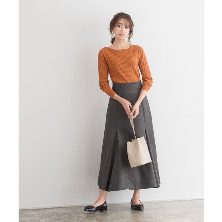 ヘリンボーン風マーメイドスカート ロングスカート フレアスカート マーメイド | Pierrot | 詳細画像10 