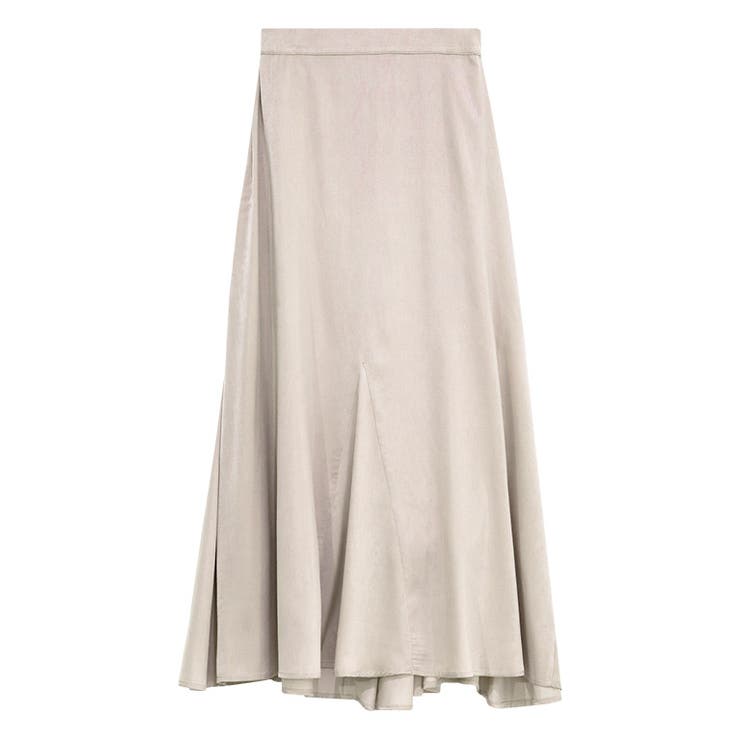 ライトベージュ | サテンマーメイドスカート スカート サテン | Pierrot