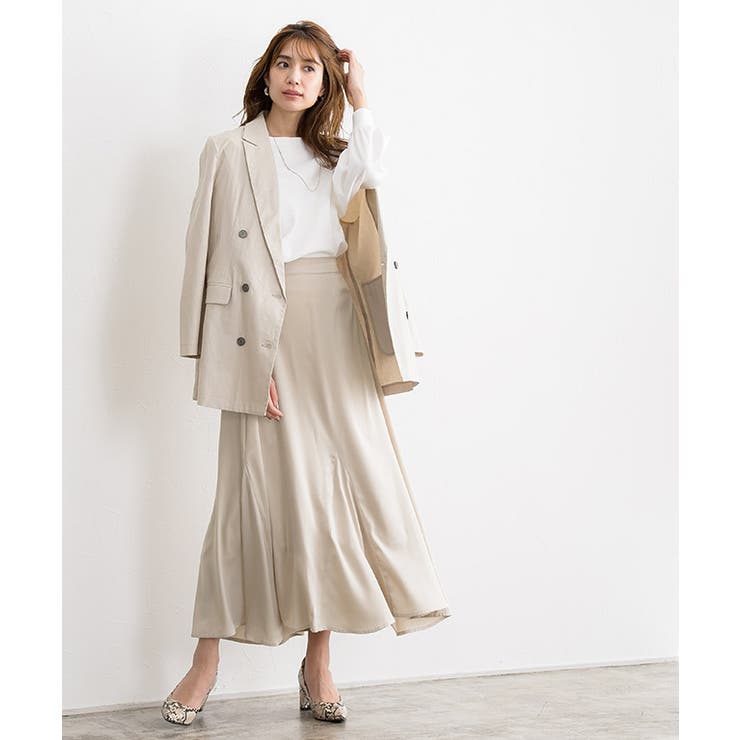 サテンマーメイドスカート スカート サテン | Pierrot | 詳細画像18