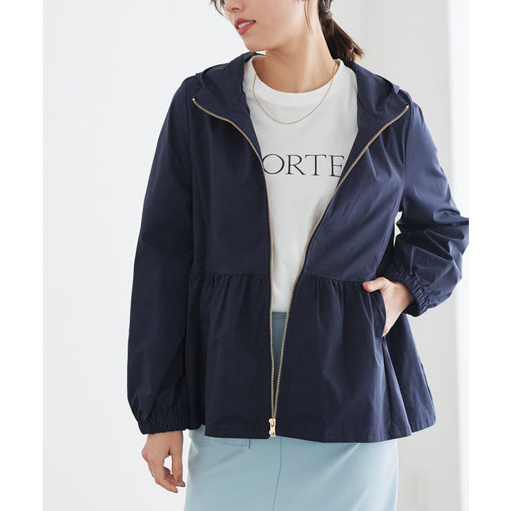 ヘムフレアフーディブルゾン ブルゾン パーカー[品番：PRTW0002809