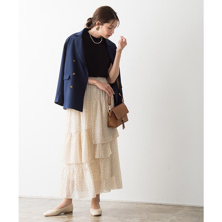 ランダムティアードドットスカート スカート ティアード[品番  