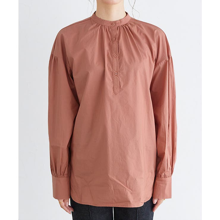 バンドカラーボリュームスリーブシャツ シャツ ブラウス | Pierrot | 詳細画像8 