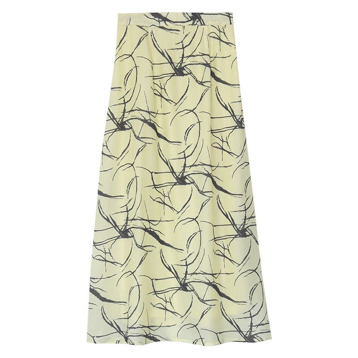 イエロー | 柄ナロースカート スカート ナロースカート | Pierrot