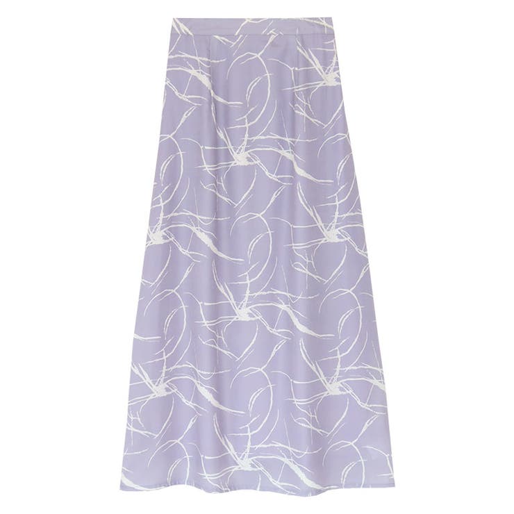 ラベンダー | 柄ナロースカート スカート ナロースカート | Pierrot