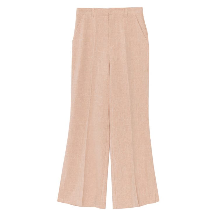 オレンジ | リネンライクセミフレアパンツ パンツ フレアパンツ | Pierrot