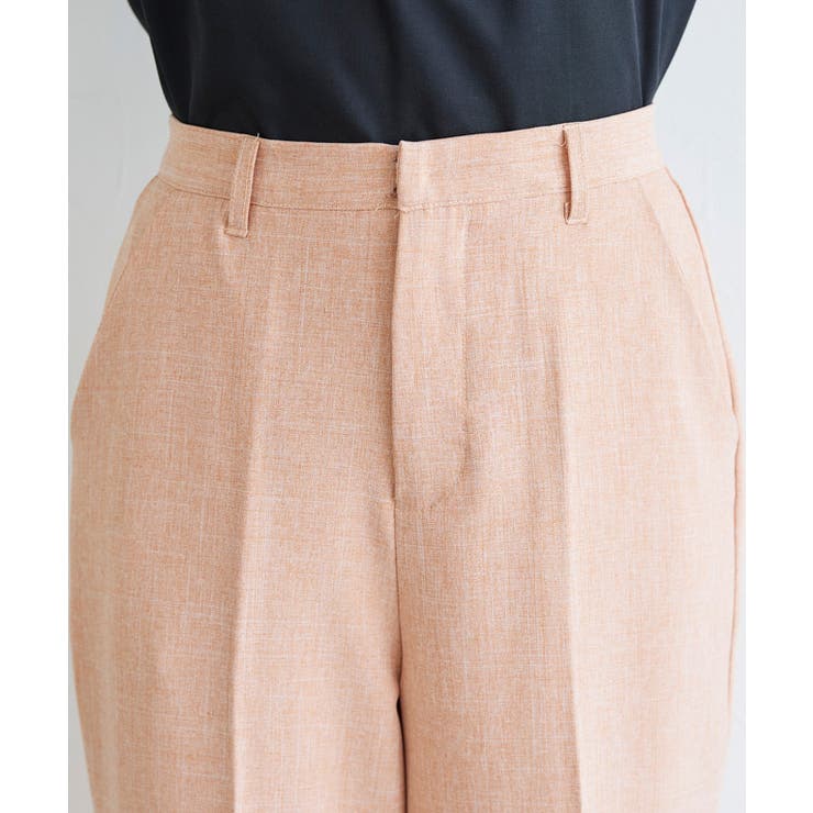 リネンライクセミフレアパンツ パンツ フレアパンツ | Pierrot | 詳細画像3 