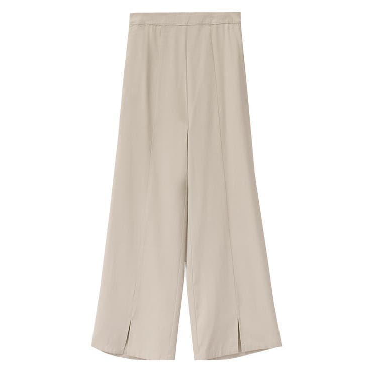 ライトベージュ | フロントスリットストレートパンツ ストレートパンツ パンツ | Pierrot