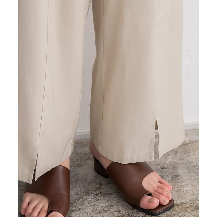 フロントスリットストレートパンツ ストレートパンツ パンツ | Pierrot | 詳細画像6 