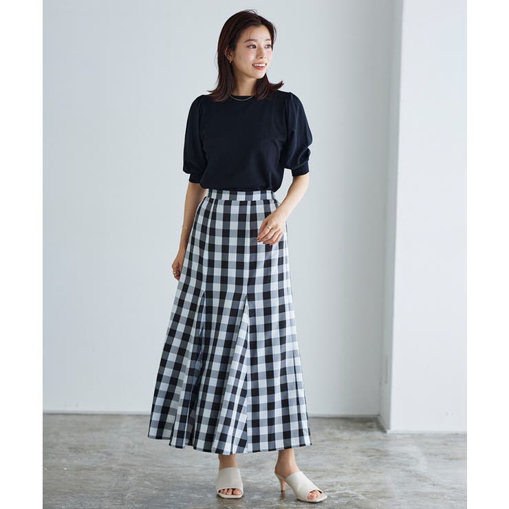 チェックマーメイドスカート スカート マーメイドスカート[品番