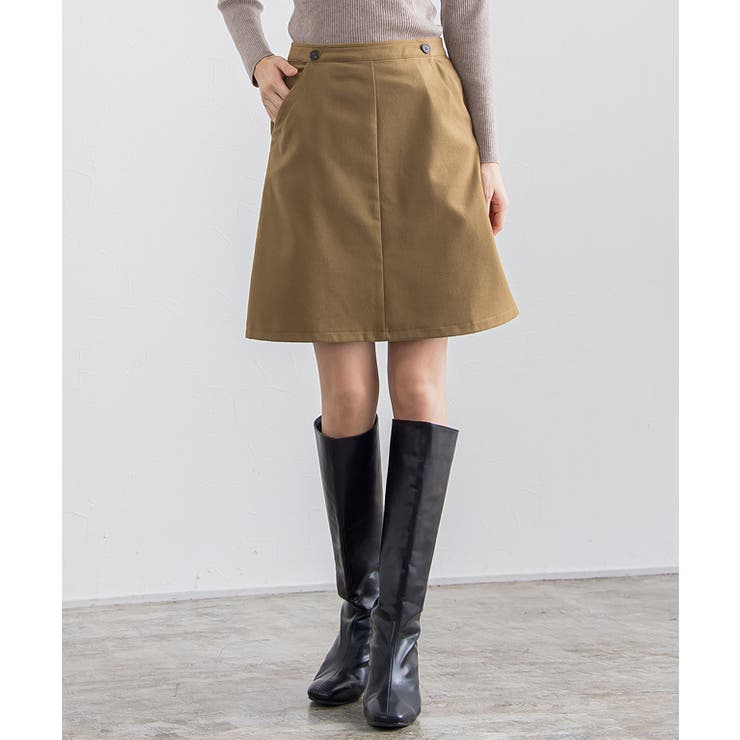 ウールタッチミニスカート スカート ミニスカート[品番