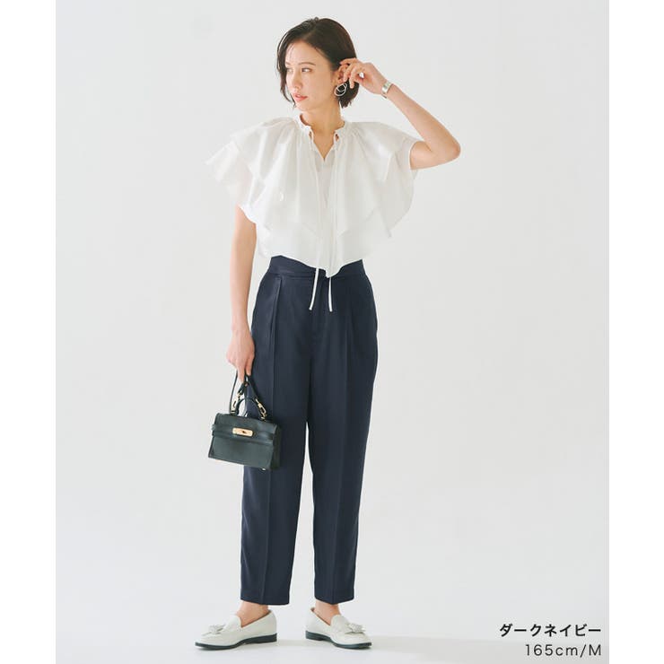 ［RASW］サテンタックテーパードパンツ パンツ サテン | Pierrot | 詳細画像29 