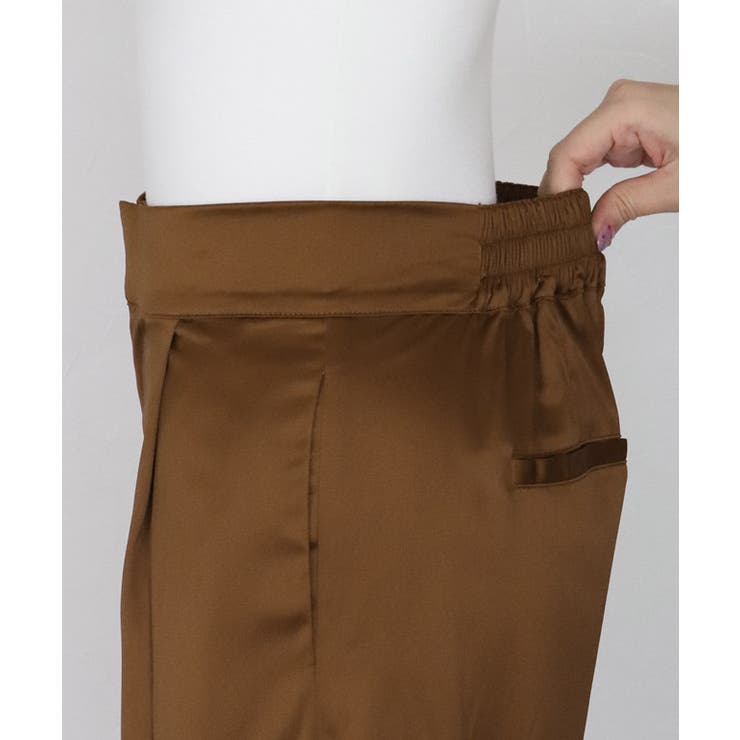 ［RASW］サテンタックテーパードパンツ パンツ サテン | Pierrot | 詳細画像13 