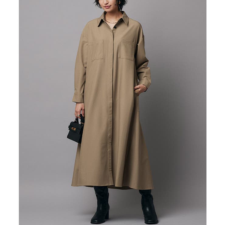 バックフレアシャツワンピース ワンピース シャツワンピース | Pierrot | 詳細画像6 