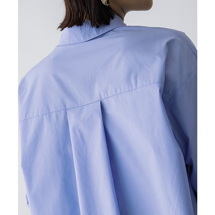 バックロングシャツ シャツ バックロング[品番：PRTW0004135
