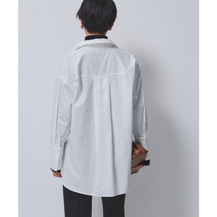 バックロングシャツ シャツ バックロング[品番:PRTW0004135 バックロングシャツ シャツ バックロング[品番:PRTW0004135