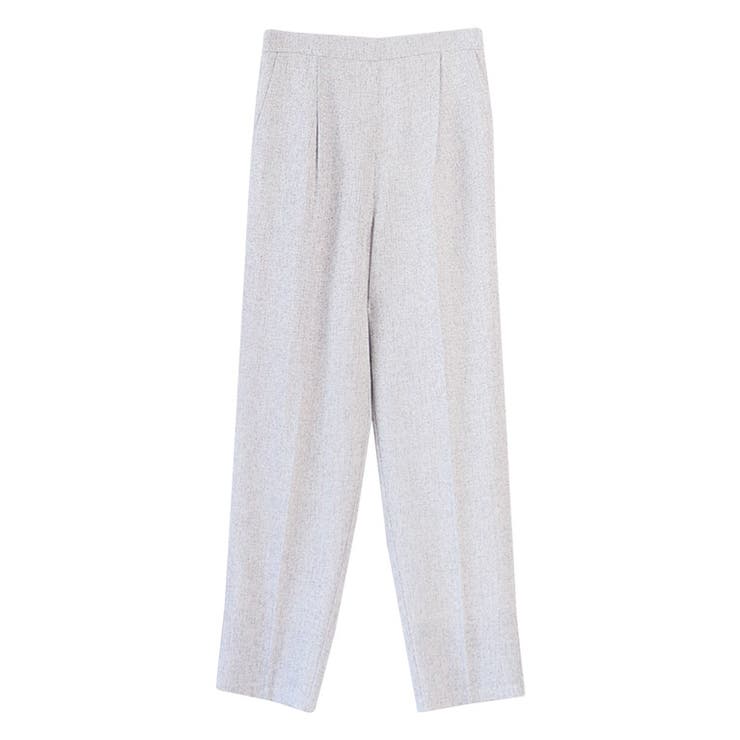 オフホワイト | サマーツイードテーパードパンツ パンツ テーパード | Pierrot