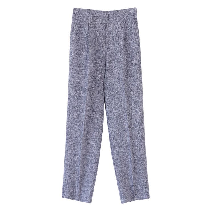 ネイビー | サマーツイードテーパードパンツ パンツ テーパード | Pierrot