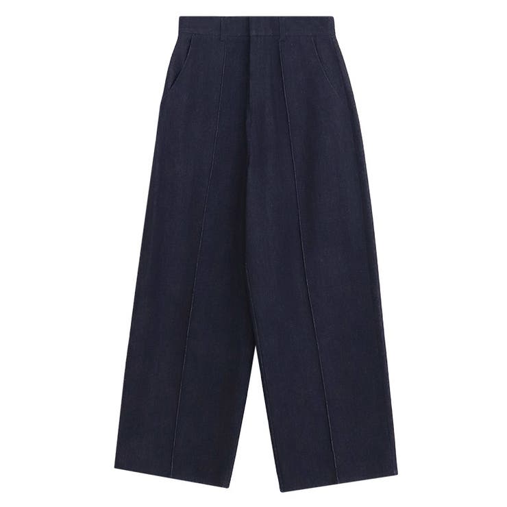 インディゴ | [RASW]ピンタックスラックスデニムパンツ デニム パンツ | Pierrot