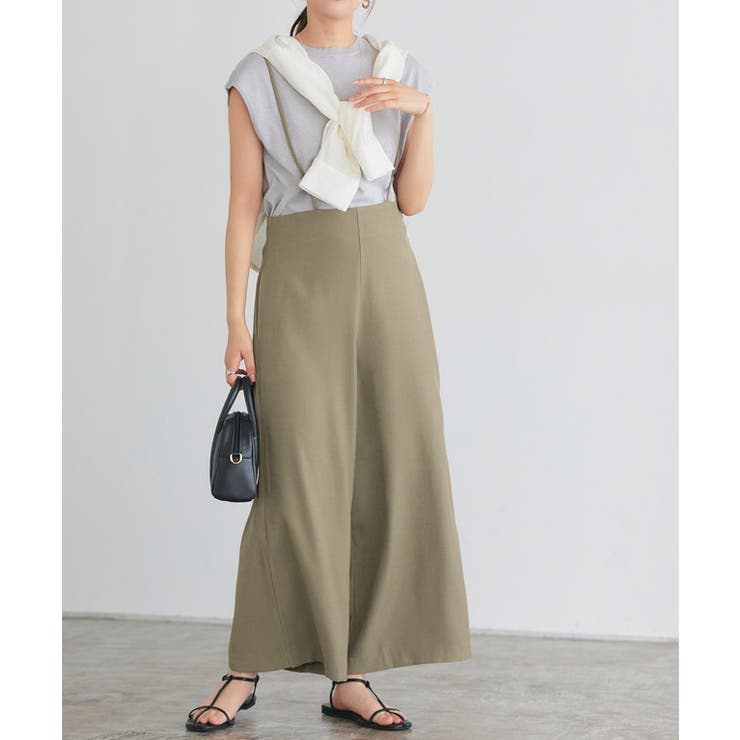 ベージュ | 華奢ストラップサロペット パンツ サロペット | Pierrot