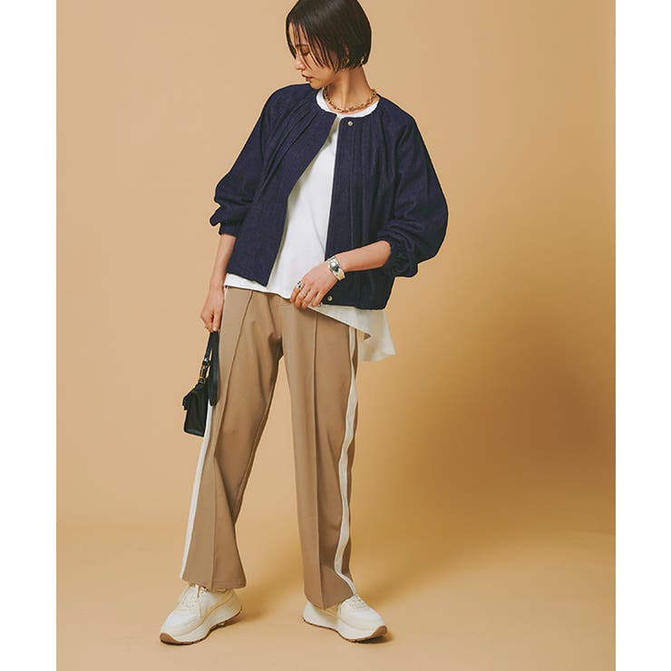 デニムタックボリュームブルゾン ブルゾン デニム | Pierrot | 詳細画像24 