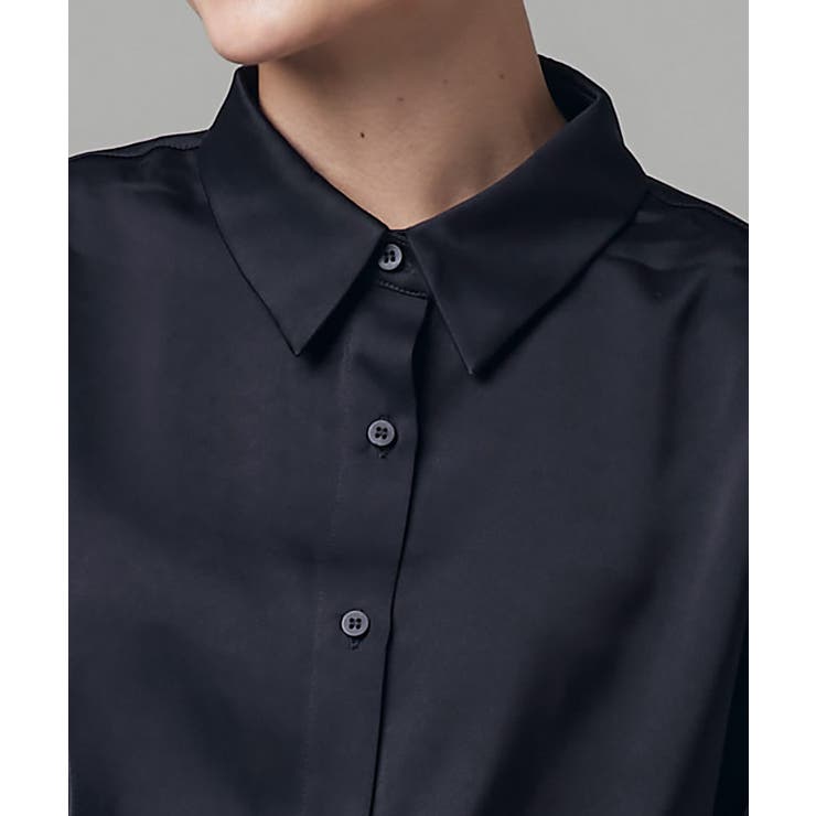 [RASW] サテンベーシックシャツ シャツ | Pierrot | 詳細画像4 