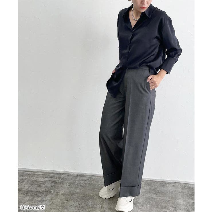 [RASW] サテンベーシックシャツ シャツ | Pierrot | 詳細画像22 