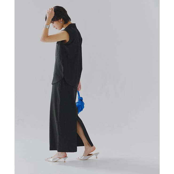 [RASW]リネンフレンチシャツスカートセットアップ セットアップ シャツ | Pierrot | 詳細画像22 