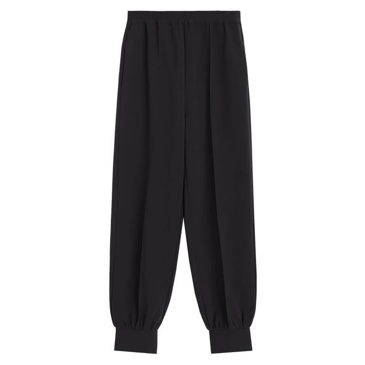 ブラック | [RASW]ピンタックスリットジョガーパンツ パンツ ジョガーパンツ | Pierrot