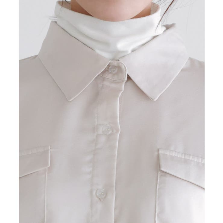 ベルト付きシャツ シャツ ベルト | Pierrot | 詳細画像4 