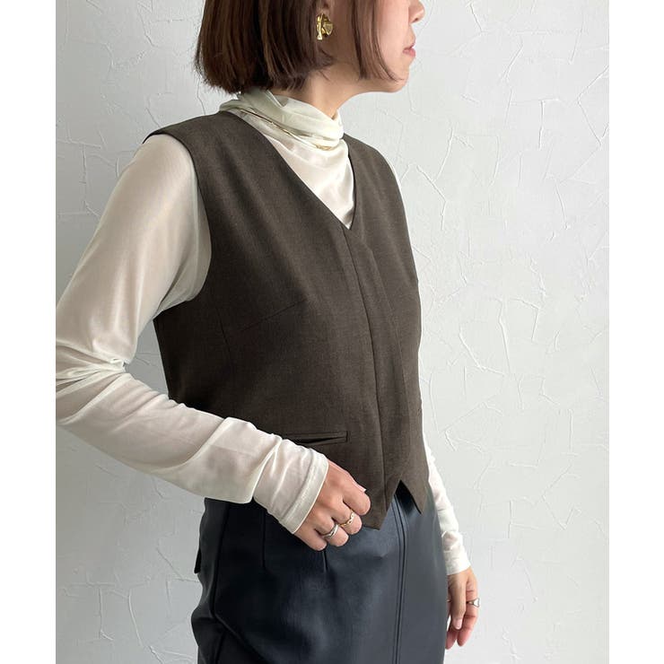 RASW ウールミックスベスト ベスト | Pierrot | 詳細画像30 