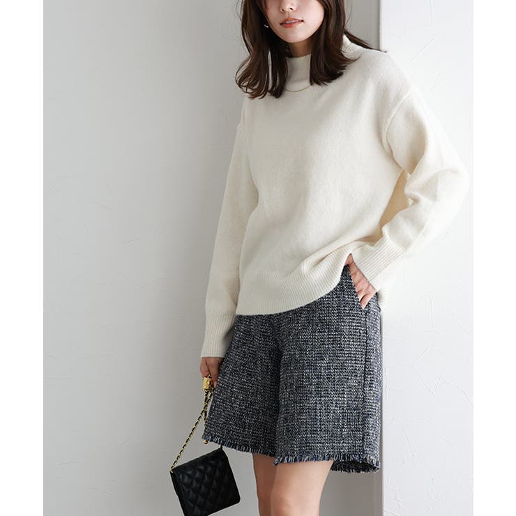 ツイードショートパンツ ショートパンツ  ボトムス[品番：PRTW0004686]｜Pierrot（ピエロ）のレディースファッション通販｜SHOPLIST（ショップリスト）
