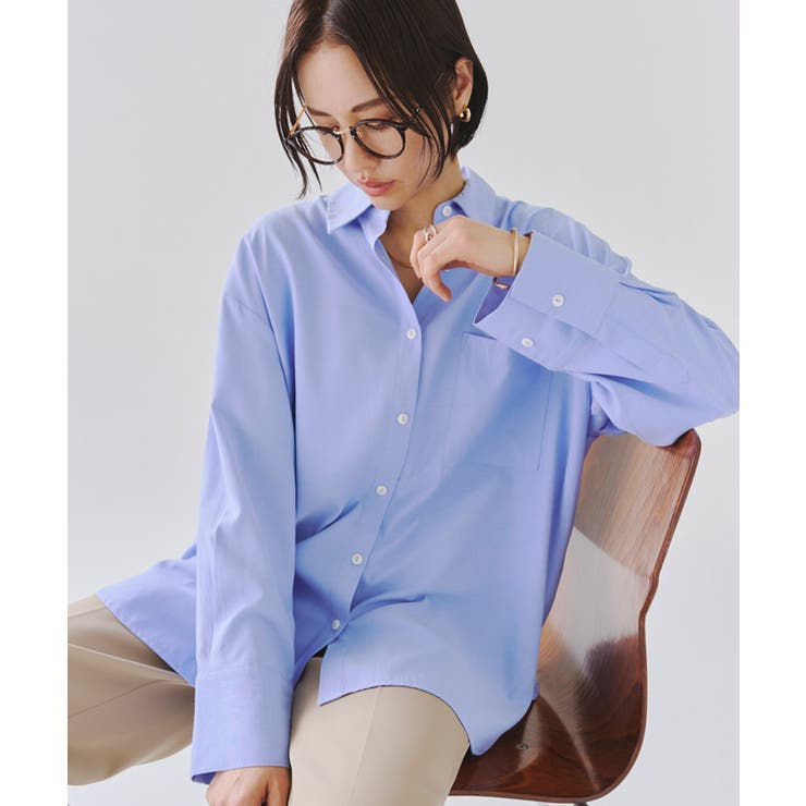 WEB限定】ショート丈ワイドカフスカットシャツ