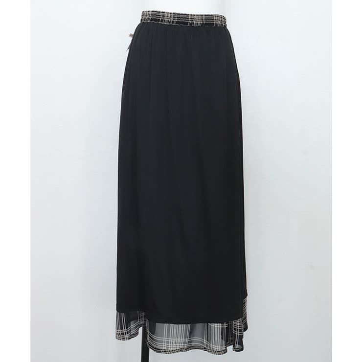 シアーチェックスカート スカート チェック | Pierrot | 詳細画像9