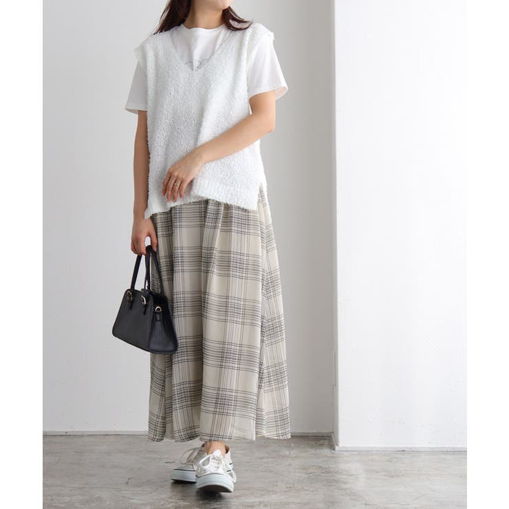 シアーチェックスカート スカート チェック | Pierrot | 詳細画像26