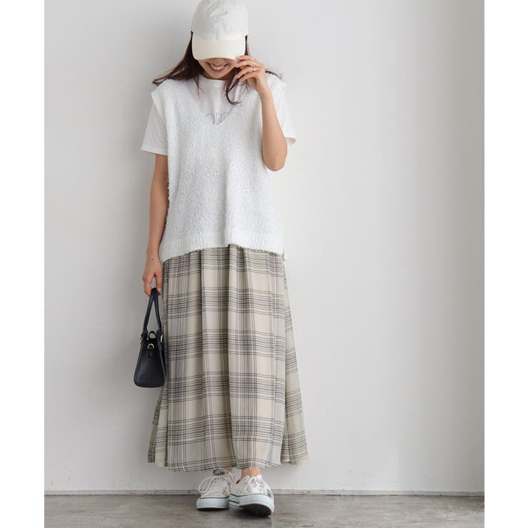 シアーチェックスカート スカート チェック | Pierrot | 詳細画像27