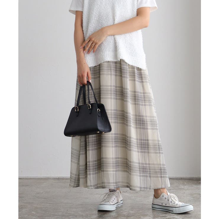 シアーチェックスカート スカート チェック | Pierrot | 詳細画像28