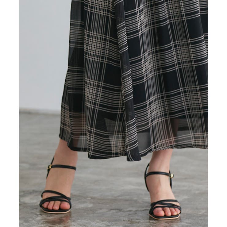 シアーチェックスカート スカート チェック | Pierrot | 詳細画像19