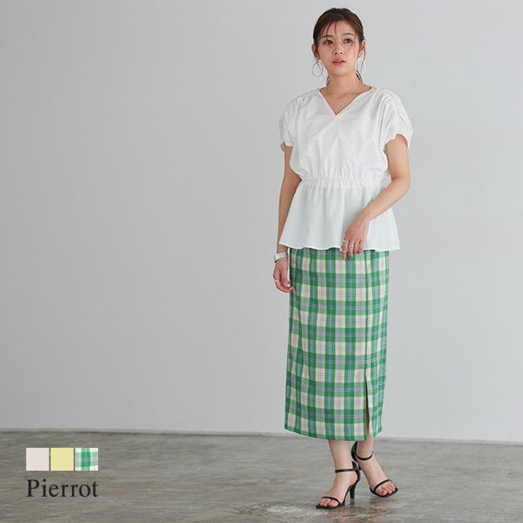 スリットナロースカート スカート ナローシルエット | Pierrot | 詳細画像1 