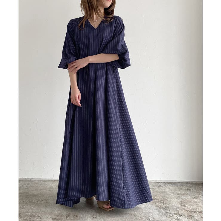 コットンタイプライターボリュームワンピース《ONLINE EXCLUSIVE》