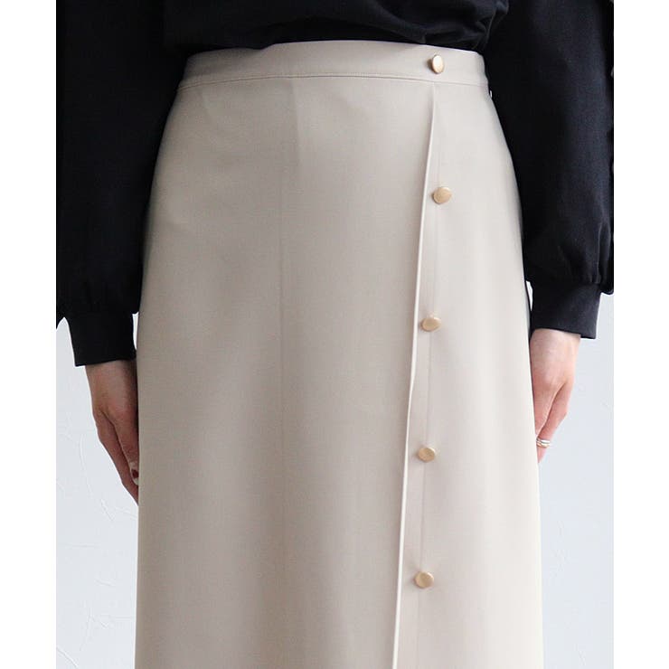 ラップ風ナロースカート スカート ラップ風 | Pierrot | 詳細画像4 