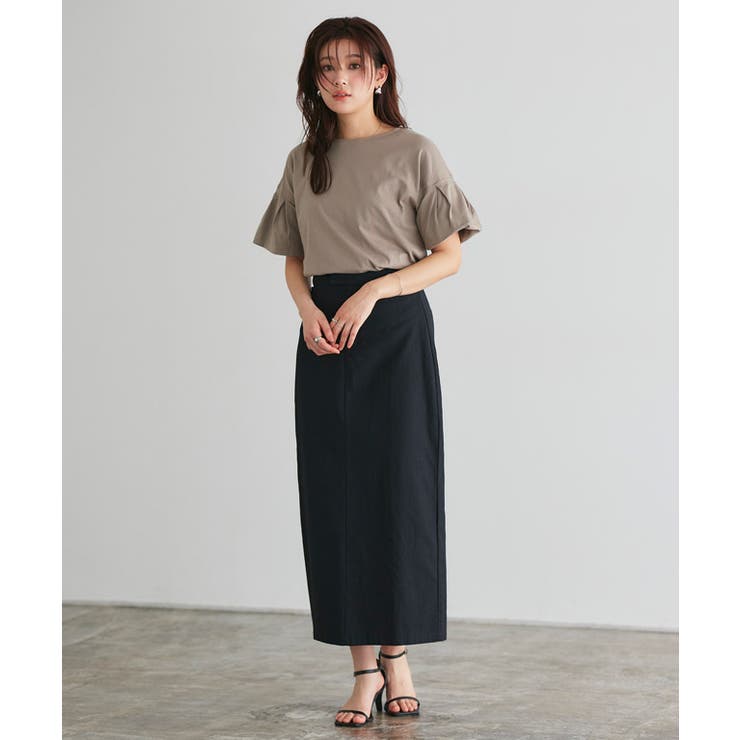 ♡美品♡ ドゥロワー　コットンシルクエンブロレーススカート　定価12万 Drawer（ドゥロワー）の「Drawer コットンシルクエンブロレース