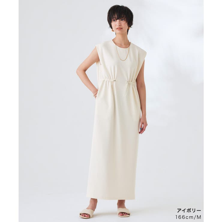 RASW]ドロストフレンチスリーブワンピース ワンピース フレンチ
