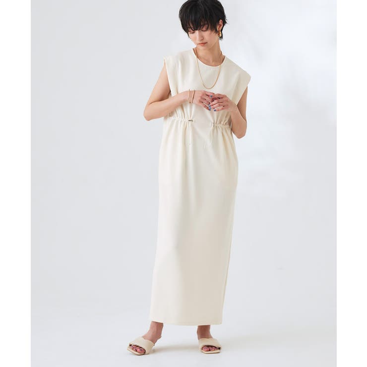 RASW]ドロストフレンチスリーブワンピース ワンピース フレンチ