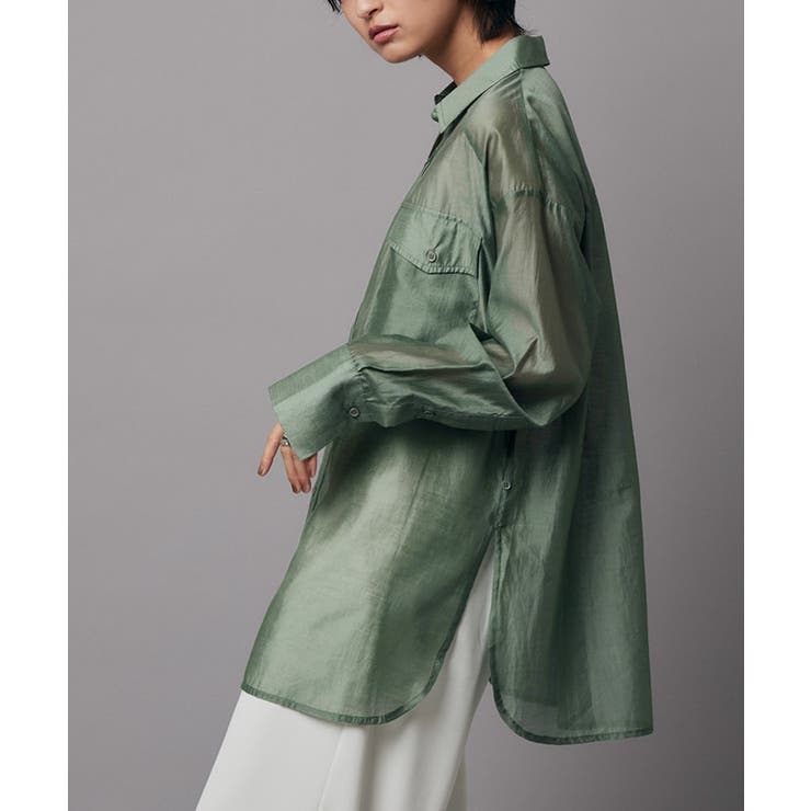 [RASW]シアーマルチwayシャツ シャツ カシュクール | Pierrot | 詳細画像26 