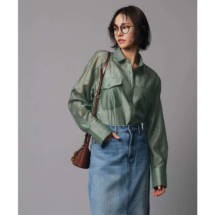 [RASW]シアーマルチwayシャツ シャツ カシュクール | Pierrot | 詳細画像30 