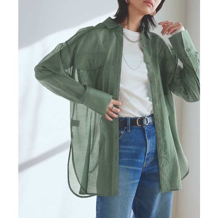 [RASW]シアーマルチwayシャツ シャツ カシュクール | Pierrot | 詳細画像23 